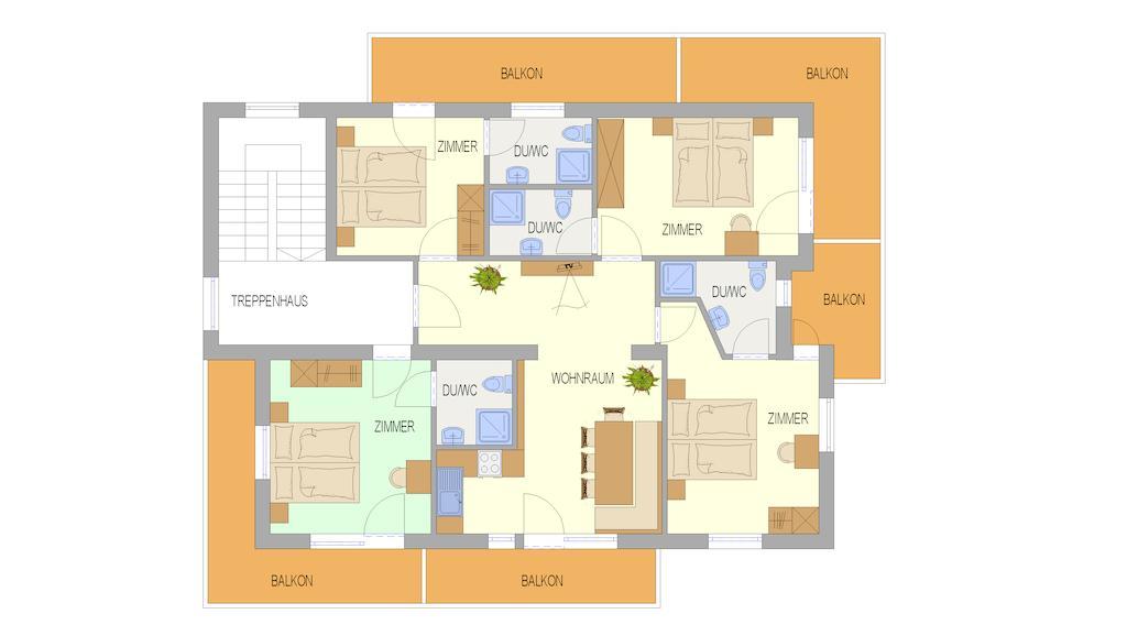 Ferienhaus Peter Spoettl 나우더스 객실 사진
